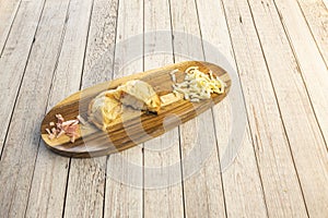 An Argentinian empanada of cooked ham