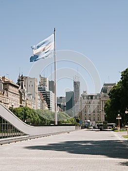 Argentinian Flag in Buenos Aires