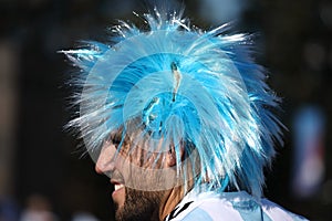 Argentinian football fans in Saint Petersburg during FIFA World Cup Russia 2018