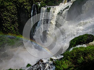 Argentinian Side of the Iguassu Falls, in Iguazu National Park,