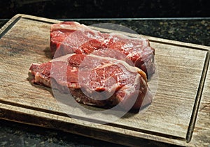 Argentinian steak. Typical Argentina asado photo