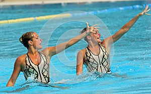 Argentinian synchro swimmers