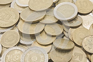 Argentinians coins photo