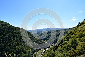 Arges gorge landscape