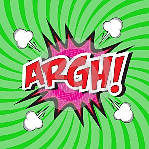 ARGH! comic word