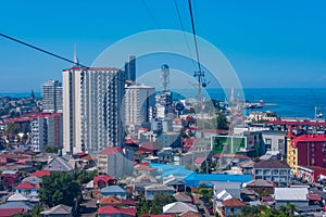 Argo cable car riding to downtown Batumi, Georgia