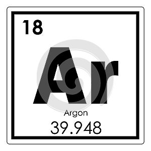 Argon chemical element