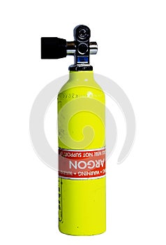 Argon gas cylinder