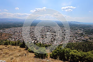 the city of Argos in the Peloponnese
