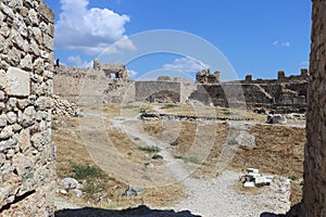 the fortress on Mount Larissa in Argos in the Peloponnese