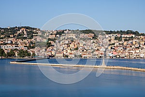 Argostoli, the capital of Greek island Kefalonia