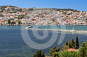 Argostoli city at Kefalonia island, Greece photo