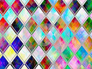 argyle diamond pattern vibrant bright color textures alternating abstract background