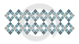 Argyle Pattern Geometric Diamond Texture Fabric Design Element, vector design Generative AI