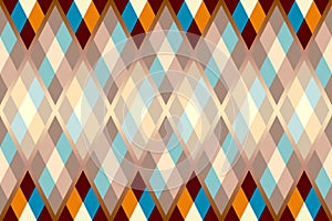 Argyle seamless vector pattern background. Pattern of a rhombuses.