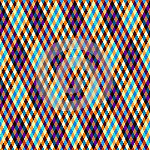 Argyle seamless vector pattern background. Pattern of a rhombuses.