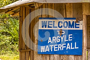 Argyle waterfall in Trinidad and Tobago