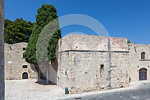 Argyrokastrou square in Rhodes