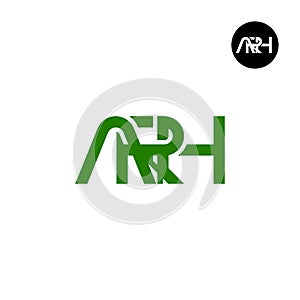 ARH Logo Letter Monogram Design