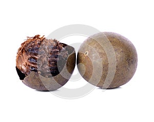 Arhat fruit, Buddha fruit, monk fruit or longevity fruit on white