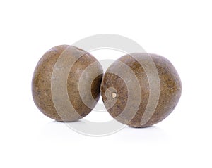 Arhat fruit, Buddha fruit, monk fruit or longevity fruit on white