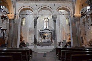Ari, Italy 10.01.2015: The Basilica of Saint Nicholas,in Bari