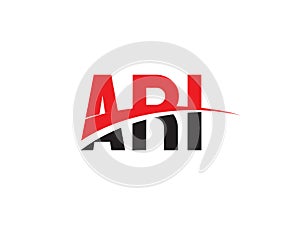 ARi Letter Initial Logo Design Vector Illustration