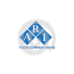 ARI letter logo design on white background. ARI creative initials letter logo concept. ARI letter design