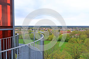 Arial Photo of the landscape in Germany in Joachimsthal, Brandenburg from Biorama-Projekt Tower