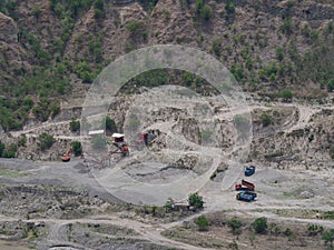 Arial photo of quarry