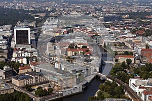 Arial view Berlin