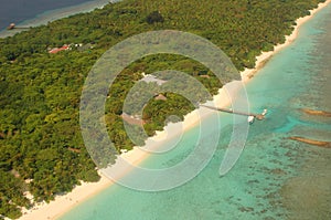 Arial View of an Island