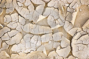 Arid cracked desert like river bed ground texture after a drought large detailed textured horizontal macro closeup pattern