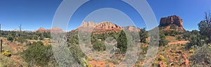 Arid desert landscape of Sedona USA