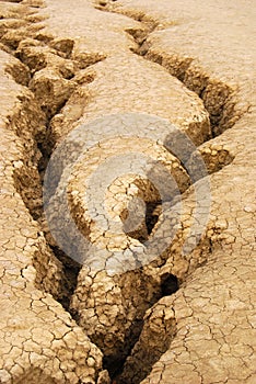 Arid ground / cracked land