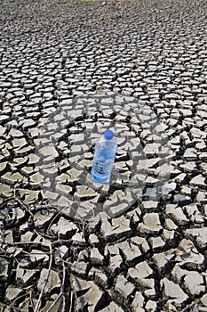 Arid land and mineral water