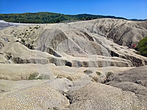 Arid landscape at the Mud Volcanoes