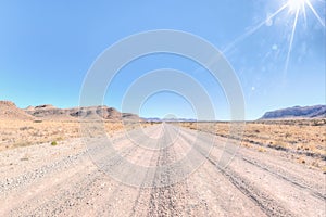 Arid landscape of Namibia