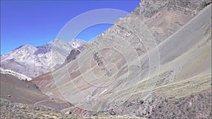 Arid Mountains at Aconcagua Park