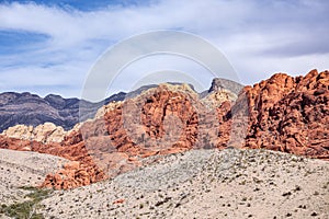 Arid Red Rock Canyon Las Vegas