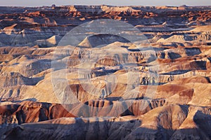 Arid rock formation in North America