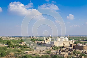 Ariel View of Abbasi Mosque at Derawar Fort Pakistan