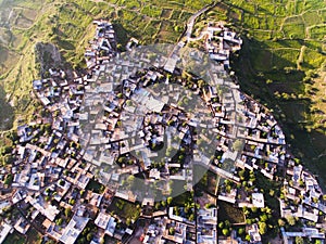 Ariel view of civilization