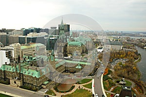 Ariel view of Downtown Ottawa 2 photo
