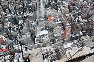 Ariel view on Manhattan.New York.USA.