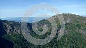 Ariel View of Misty Fjords in Ketchikan Alaska Tongass National Forest