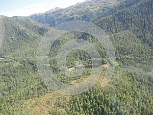 Ariel View of Misty Fjords in Ketchikan Alaska Tongass National Forest