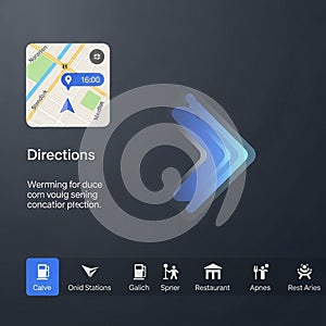 Aries. The background has a gradient with a blue chevron symbol on