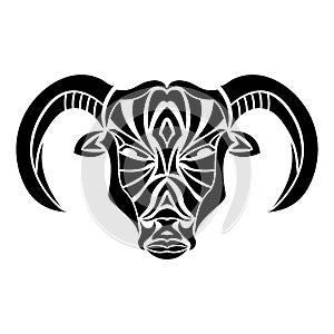 Aries. Vector illustration decorative design