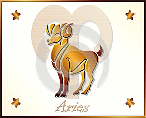 Aries zodiac star sign photo